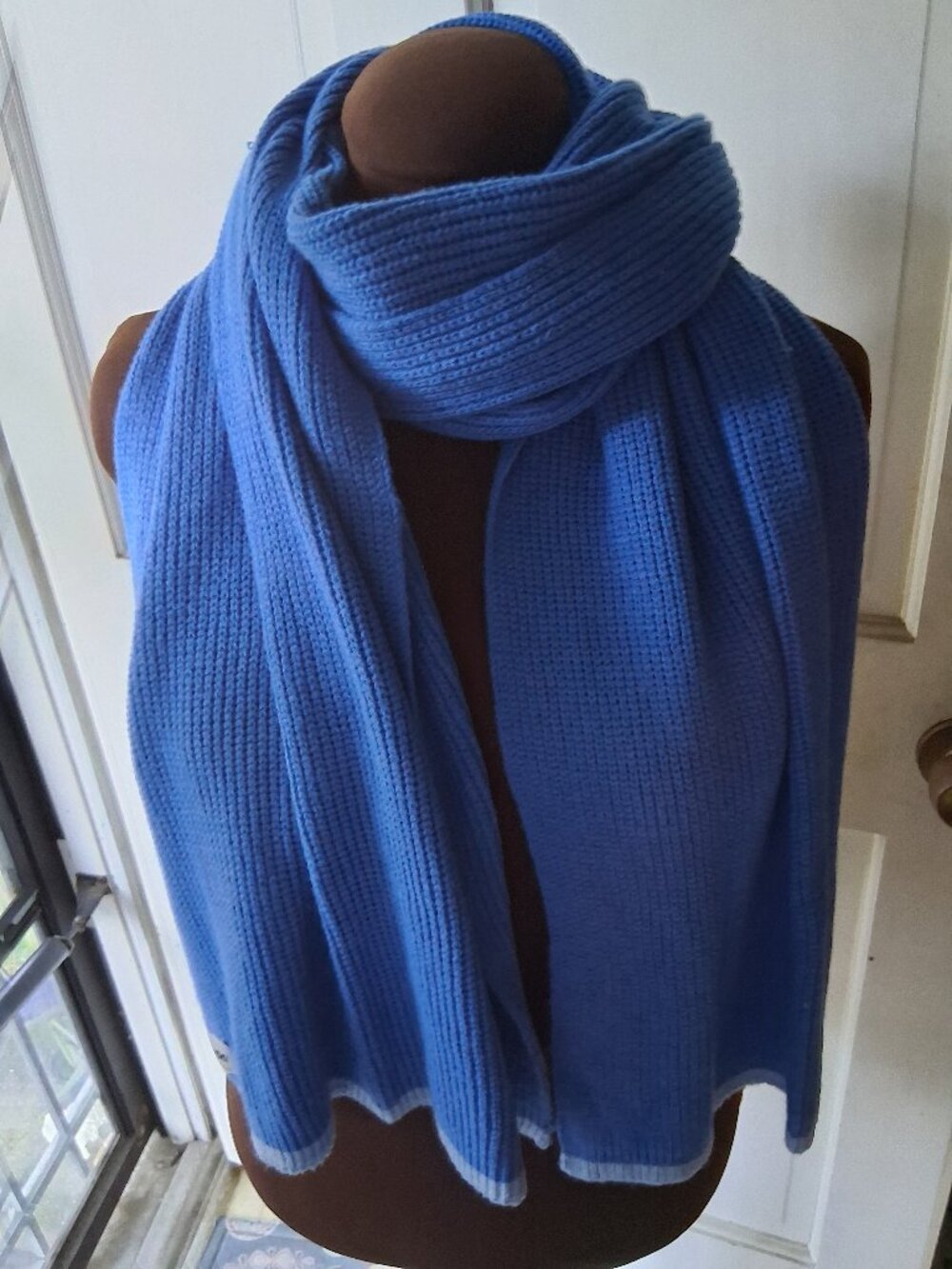 Crayola by Kohls Blue Solid Winter Knit Scarf